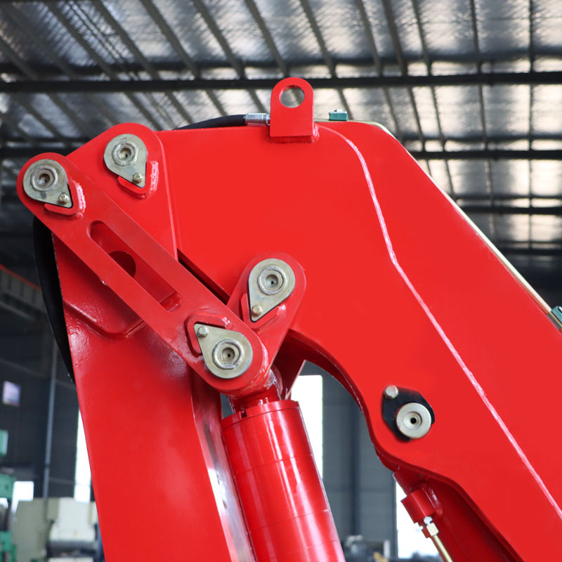 Grúa montada sobre camión con pluma articulada de 3,2 toneladas