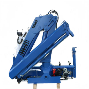 Grúa montada sobre camión con pluma articulada de 5 toneladas