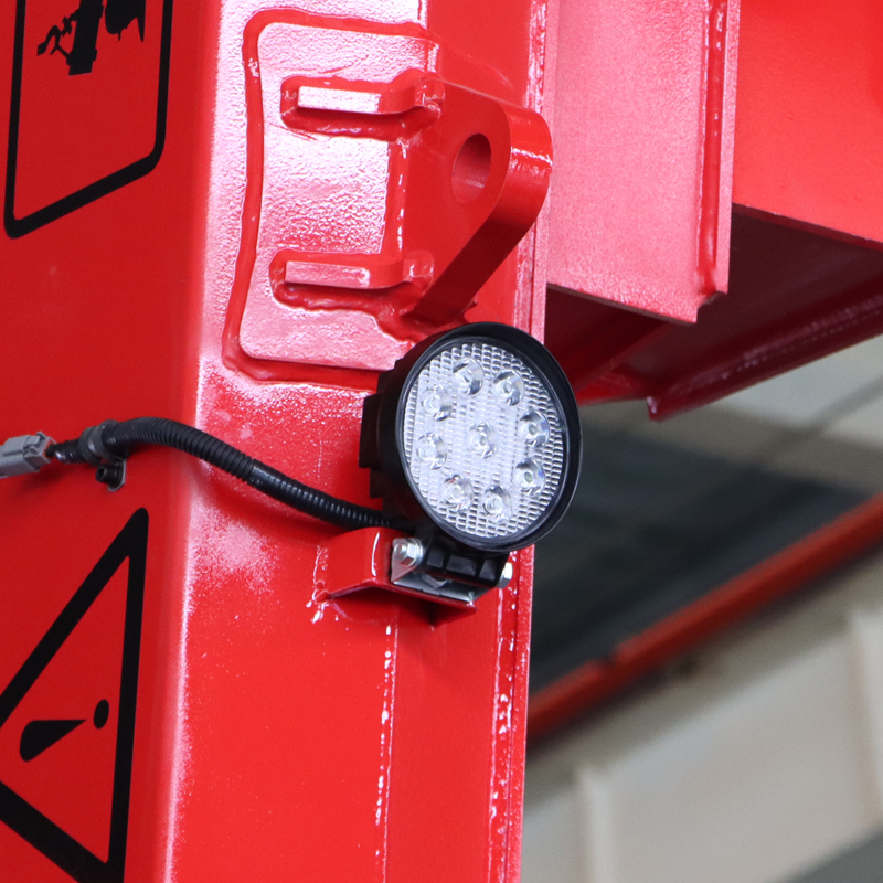 Grúa montada sobre camión con pluma articulada de 8 toneladas