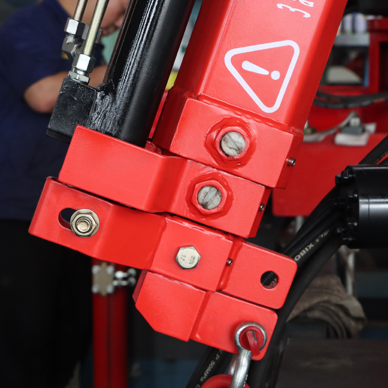 Grúa pickup de 800 kg con estabilizadores