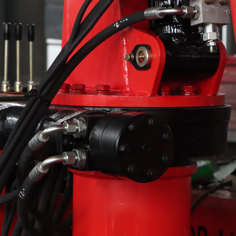 Grúa montada sobre camión con pluma articulada de 1 tonelada