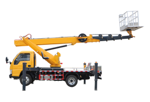 Plataforma de trabajo aérea de 27 metros montada en camión