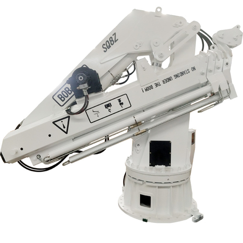 Grúa marina con pluma articulada de 8 toneladas