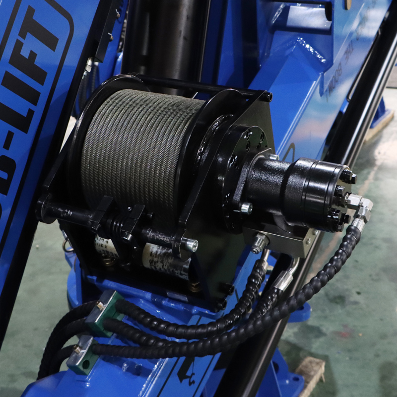 Grúa marina con pluma articulada de 4 toneladas