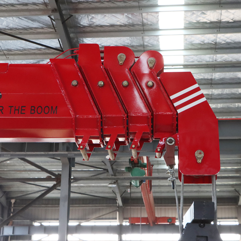 Grúa marina con pluma telescópica de 20 toneladas