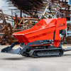 Mini dumper sobre orugas 