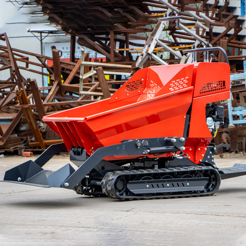 Mini dumper sobre orugas 